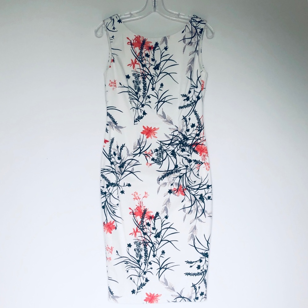 M&S Collection Bodycon Fitted Dress. Floral Print. Item# 0084